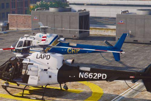 LAPD & CHP Skins for As350 Ecureuil